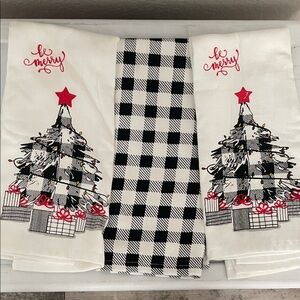 Festive Christmas Tree Kitchen Towels